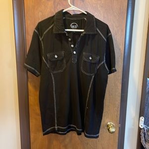 Mens XL slim fit cotton jersey comfortable short sleeve shirt